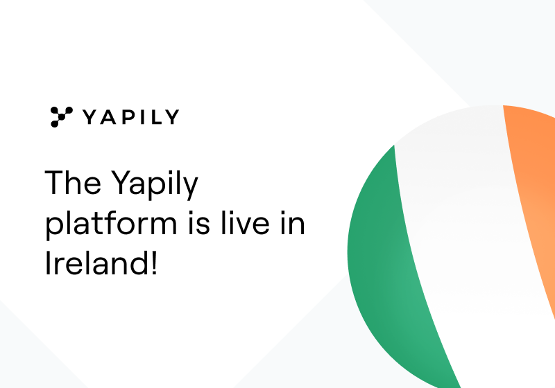 The Yapily platform is now live in Ireland!